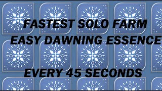 EASY amp FAST GLITCH FOR DAWNING ESSENCE 2020 SOLO [upl. by Leva]