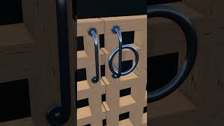 Simple wooden door latch latch gate lock [upl. by Hausner492]