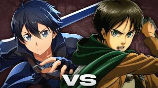 Eren vs Kirito Épicas Batallas de Rap del Frikismo  Keyblade [upl. by Ricarda]