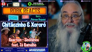 Chitãozinho amp Xororó Reaction  Sinônimos feat Zé Ramalho  English amp Portuguese Subtitles [upl. by Yennep]