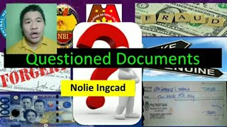 Questioned Document Examination [upl. by Server]