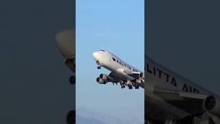 Kalitta Air Cargo 7474B5F departing Los Angeles International AirportRepost laxplanespotting [upl. by Gnil647]