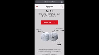 Bridgestone Golf  Ball Fitting Tool [upl. by Gilbertson]