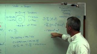 Shear Stress and Twist in Circular ShaftMP4 [upl. by Pilihp]