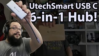 UtechSmart 6in1 USB C Hub wEthernet [upl. by Attebasile168]