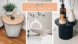 3 Of the Easiest Ikea Hacks Ever  Side Table Storage Fluted Stand Decorative Bowl [upl. by Aleehs935]