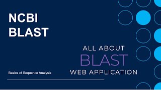 NCBI BLAST TutorialBasics [upl. by Ahtreb]