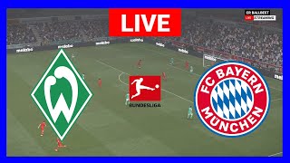 🔴LIVE Bremen gegen Bayern München  Bundesliga 202425  LiveStream  Vollständige Übereinstimmung [upl. by Adniuqal]