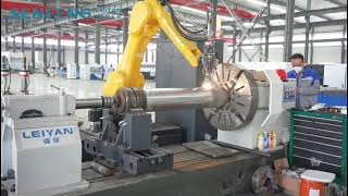 Laser Cladding Machine Test Samples  Hydraulic Cylinders Repair by Laser [upl. by Dj]