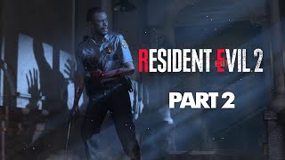 Police Station  Resident Evil 2  Part 2 Leon [upl. by Edge]