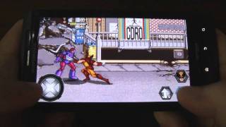 XMen Arcade beat em up game for Android reviewed on Droid X2 [upl. by Lrae]