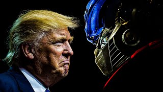 OPTIMUS PRIME vs DONALD TRUMP A Presidential Debate [upl. by Olotrab557]