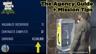 GTA 5 The Agency Business GUIDE Safe Code Locations  Mission Tips  The Contract DLC [upl. by Kwok]