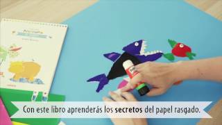 ¡APRENDE A DIBUJAR CON PAPEL RASGADO [upl. by Torre]