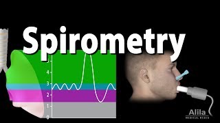 Spirometry Lung Volumes amp Capacities Restrictive amp Obstructive Diseases Animation [upl. by Caras530]