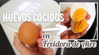 HUEVOS COCIDOS en FREIDORA DE AIRE [upl. by Raseda]