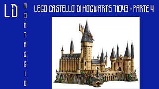 Lego castello di Hogwarts 71043  montaggio parte 4 [upl. by Horst]