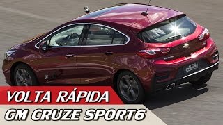 CHEVROLET CRUZE SPORT6  VOLTA RÁPIDA COM RUBENS BARRICHELLO 87  ACELERADOS [upl. by Bergmann]