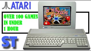 Over 100 Atari ST Games In Under 1 Hour [upl. by Condon985]