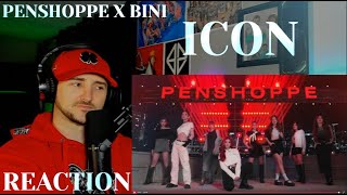 Penshoppe x BINI  ICON REACTION [upl. by Rebmac135]