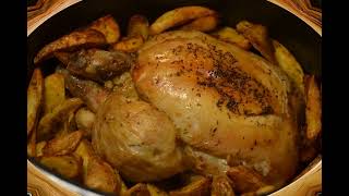 Poulet rôti potatoes extra crisp cookeo [upl. by Ahsinek]