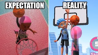 Dunking in Switch Sports Basketball is… weird [upl. by Socram]