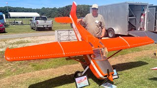 PLANE FUN RC EXCLUSIVE Aviation Concepts Giant Scale Cessna 185 Sky Wagon [upl. by Rowan]