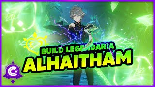 ✅BUILD LEGENDARIA de ALHAITHAM 🌱Armas Sets COMBO Teams💥  Genshin Impact [upl. by Bard428]