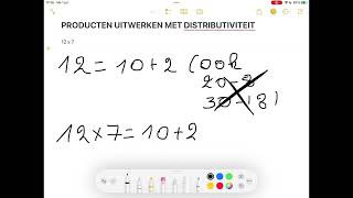 2923 Producten uitwerken met distributiviteit [upl. by Rozina]