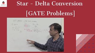 Star Delta Conversion  GATE Problems  Network Analysis [upl. by Foley]