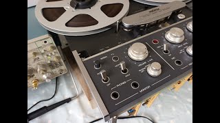 Darklab PE3035M reel to reel tape on a Revox B77  evaluation [upl. by Irtimed]