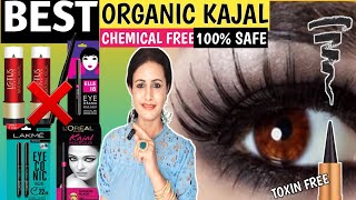 Top 7 Organic Kajal In IndiaBest Organic Kajals For EyesToxin Free Natural Kajal [upl. by Haidebez]