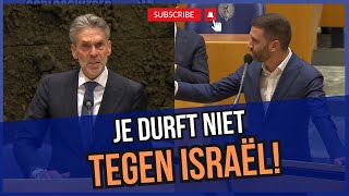 van Baarle FEL tegen SchoofquotJe ziet het voor je ogen gebeurenenhet zijn toch maar Palestijnenquot [upl. by Zilevi459]