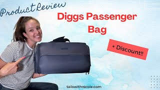 💼 Diggs Passenger Dog Bag Review  DISCOUNT [upl. by Anaibaf107]