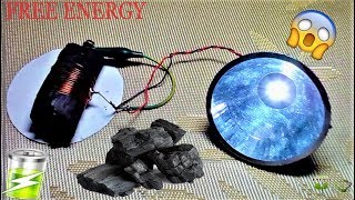 FREE ENERGY FROM CHARCOAL amp COPPER  DIY BATTERY 2019 [upl. by Drobman603]