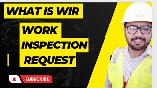 what is WIR work inspection request l what is RFI  Quality tools [upl. by Nnylyaj]