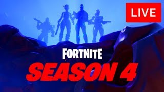 FORTNITE SEASON 4 UPDATE SUPERHEROES RELEASED LIVESTREAM Fortnite Battle Royale [upl. by Haissem]