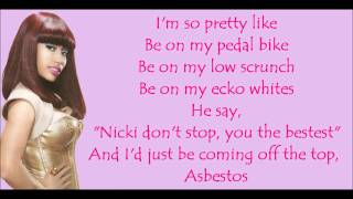 Nicki Minaj  Bedrock Verse Lyrics Video [upl. by Adalbert]