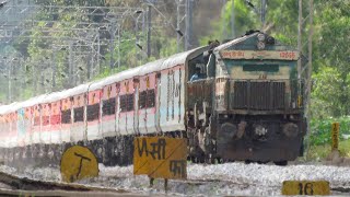 Offlink ABR WDG4 leads BikanerYesvantpur Express  Indian Railways [upl. by Dierolf]