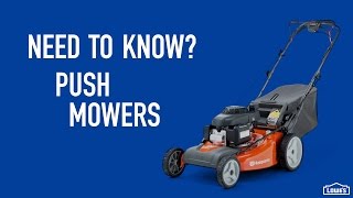 Need to Know  Push Mowers [upl. by Yelsha]