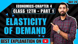 Microeconomics  Elasticity of demand  Chapter 4  Part 1 [upl. by Alaaj]