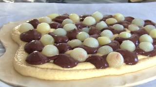 Galette PoireChocolat┃Recette du Chef Cyril RouquetPrévost [upl. by Akemehs]