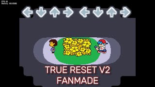 True Reset v2 Fanmade Chart  Too Slow Undertale Mix  FNF [upl. by Nayek]