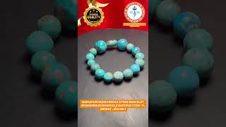 NISHAPURI IRANI FEROZA STONE BRACELET 812666189881266629328126078132 CODE 11 WEIGHT  20480ct [upl. by Jennee434]