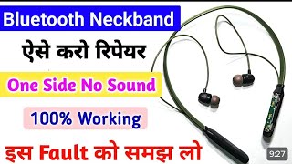 Neckband Repair easy steps  common ProblemBluetooth headphones repair [upl. by Idnil]