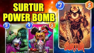 BEST DECK EVER Surtur Power Bomb Marvel Snap [upl. by Judy136]