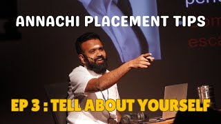 Manager அண்ணாச்சி Placement Tips  Ep3 Tell About Yourself ramkumarcomic itjobs comedy [upl. by Tobey]