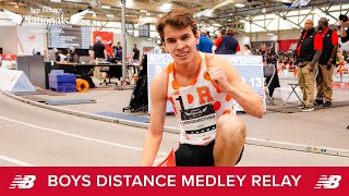 Boys Distance Medley Relay  New Balance Nationals Indoor 2024 [upl. by Coster]