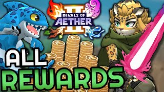 How to Unlock all Rewards in Rivals of Aether 2  Level 100 Guide  Showcase [upl. by Hofstetter]