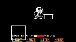 Genocide Underpants Sans Battle COMPLETED [upl. by Pierce]